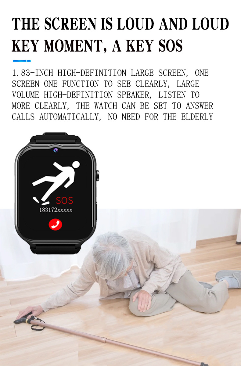 Elderly Smart Watch For Senior – Fall Detection Watch Bewertung und Preis