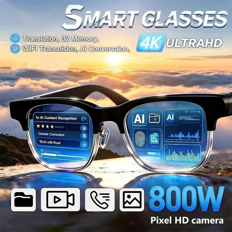 AI Smart Glasses 4K Remote Con – Smart Glasses Lens Bewertung und Preis