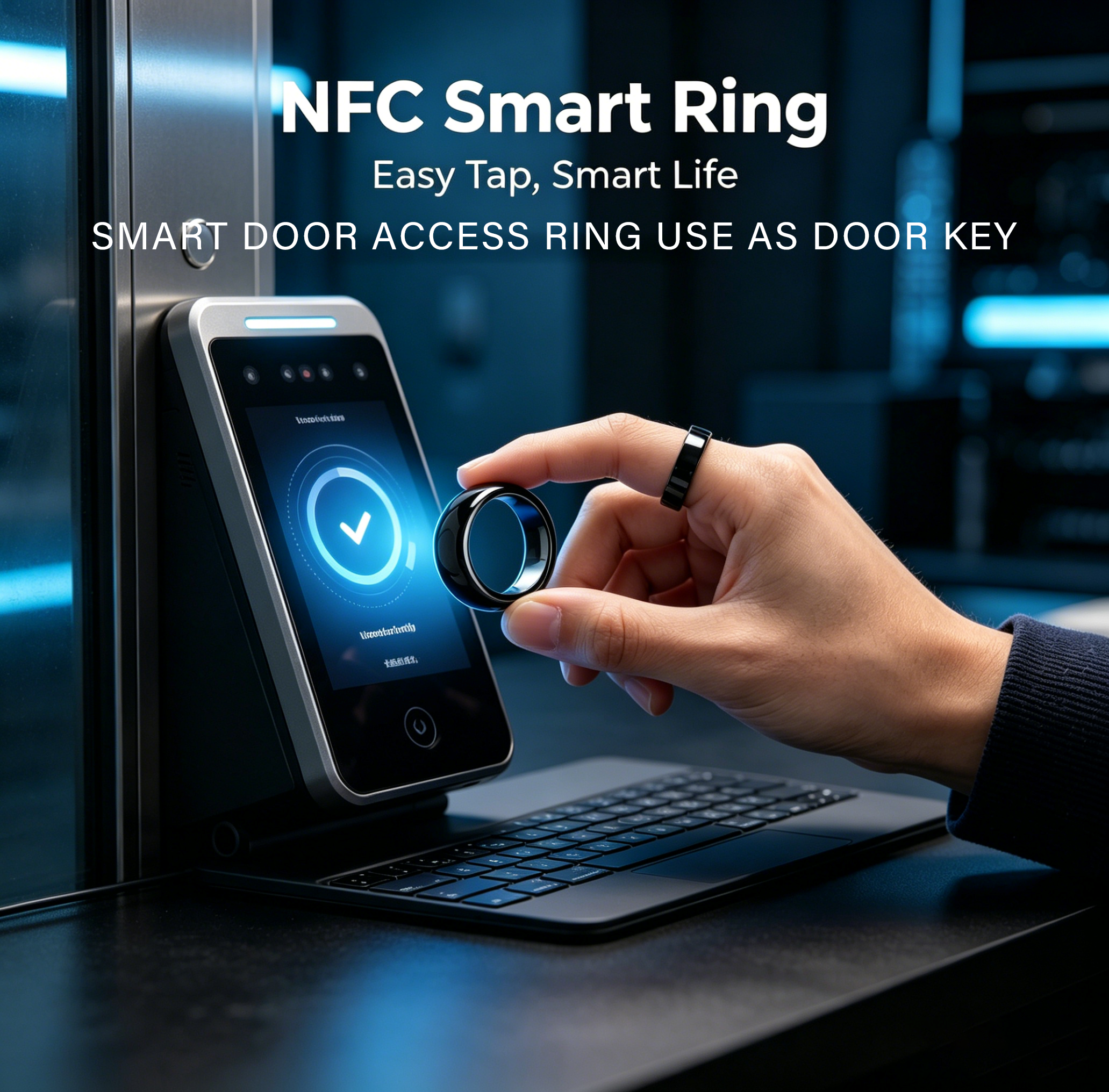 NFC Full Ceramic Smart Ring Co – Smart Ring Nfc Pay Bewertung und Preis