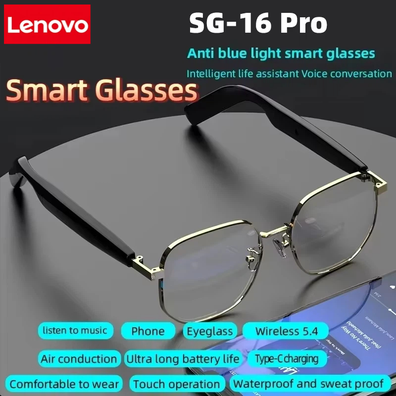 Lenovo New SG-16 Pro Smart Aud – Smart Glasses Lens Bewertung und Preis