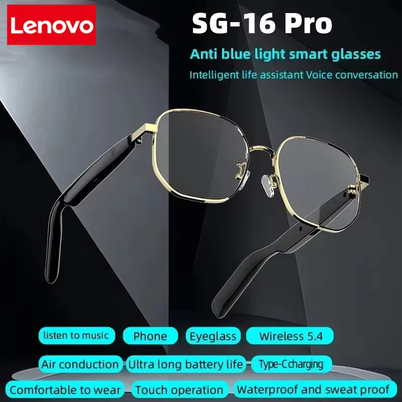 Lenovo New SG-16 Pro Smart Aud – Smart Glasses Lens Bewertung und Preis