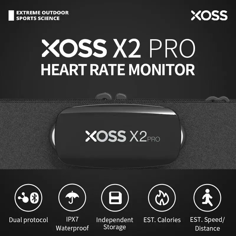 XOSS X2 Pro Chest Strap Heart  – Breath Rate Monitor Bewertung und Preis