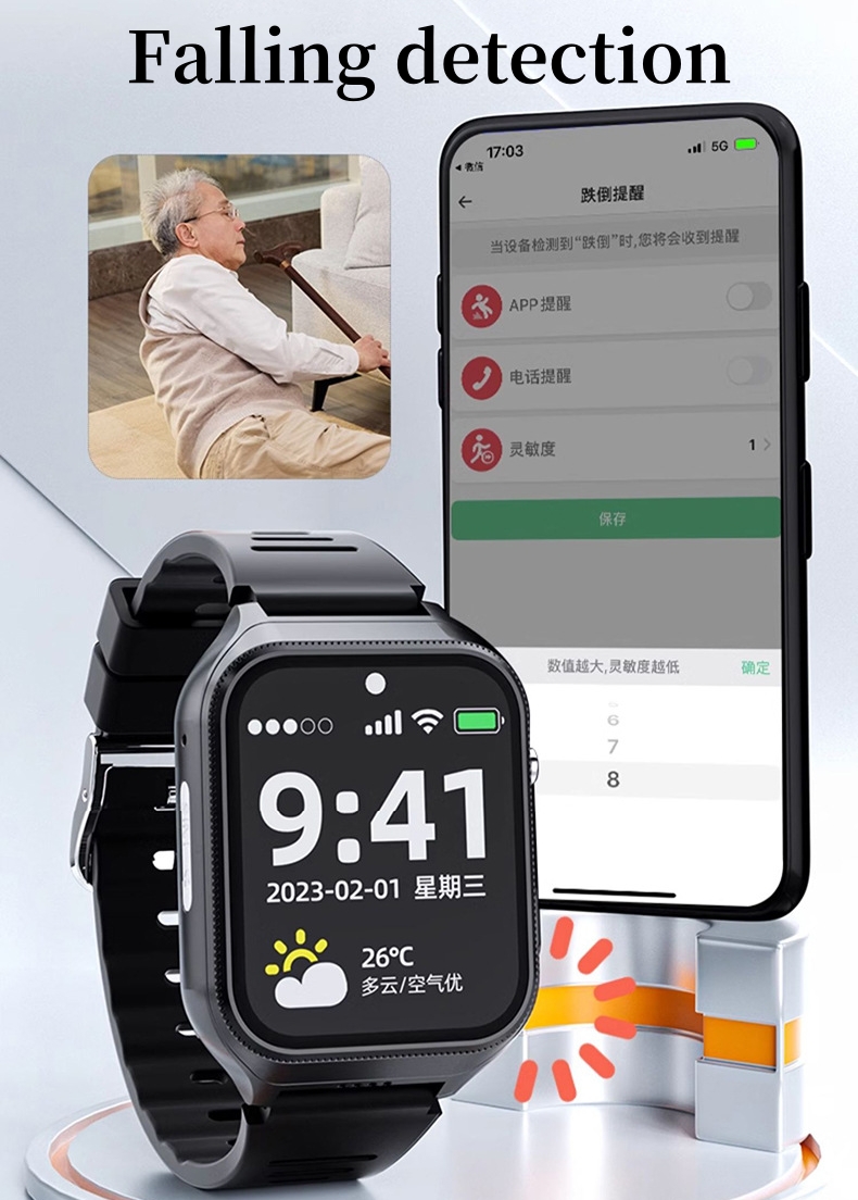 Elderly Smart Watch For Senior – Fall Detection Watch Bewertung und Preis