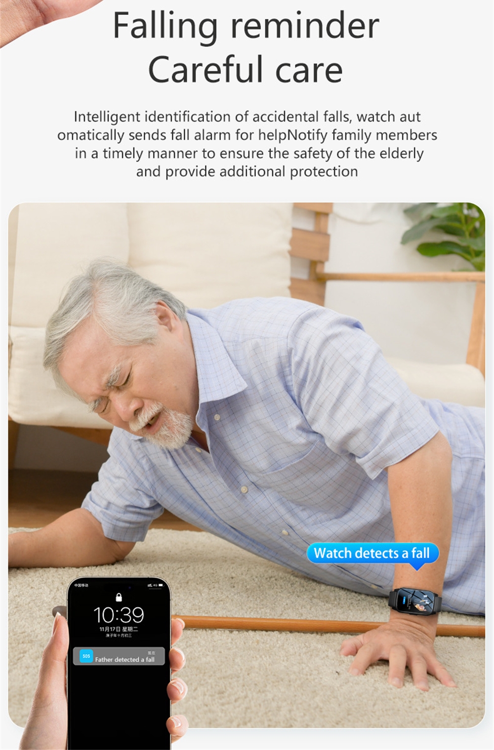 GPS Positioning Fall Detection – Fall Detection Watch Bewertung und Preis