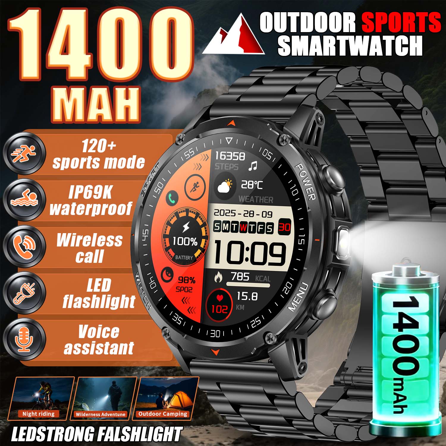 2026 New Military Smart Watch  – Smart Insole Pressure Bewertung und Preis