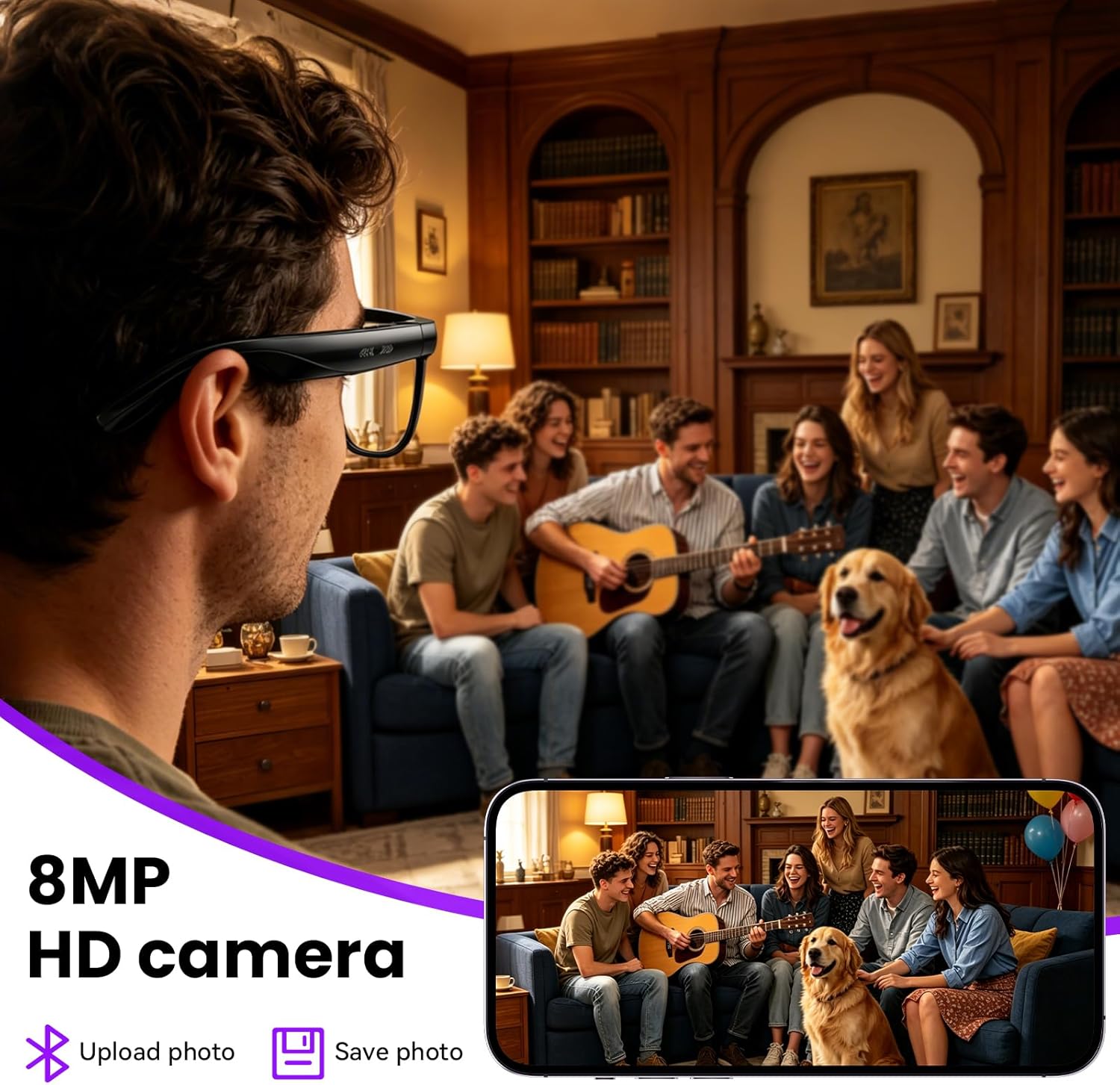 8MP Camera Smart Glasses: 4K P – Smart Glasses Lens Bewertung und Preis